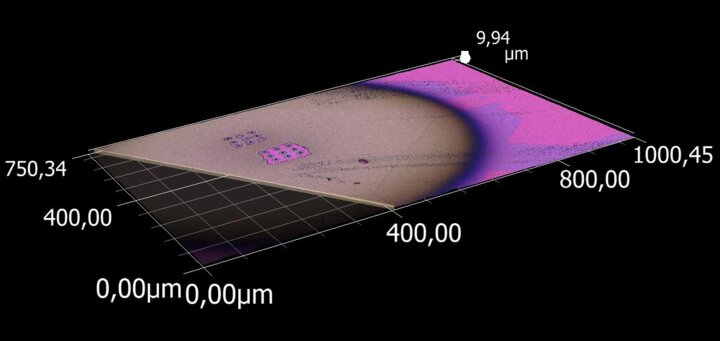 3D-Scan einer MEMS-Struktur