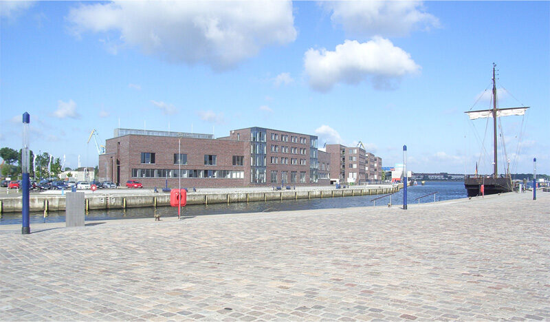 Firmensitz der Materion GmbH am Alten Holzhafen in Wismar